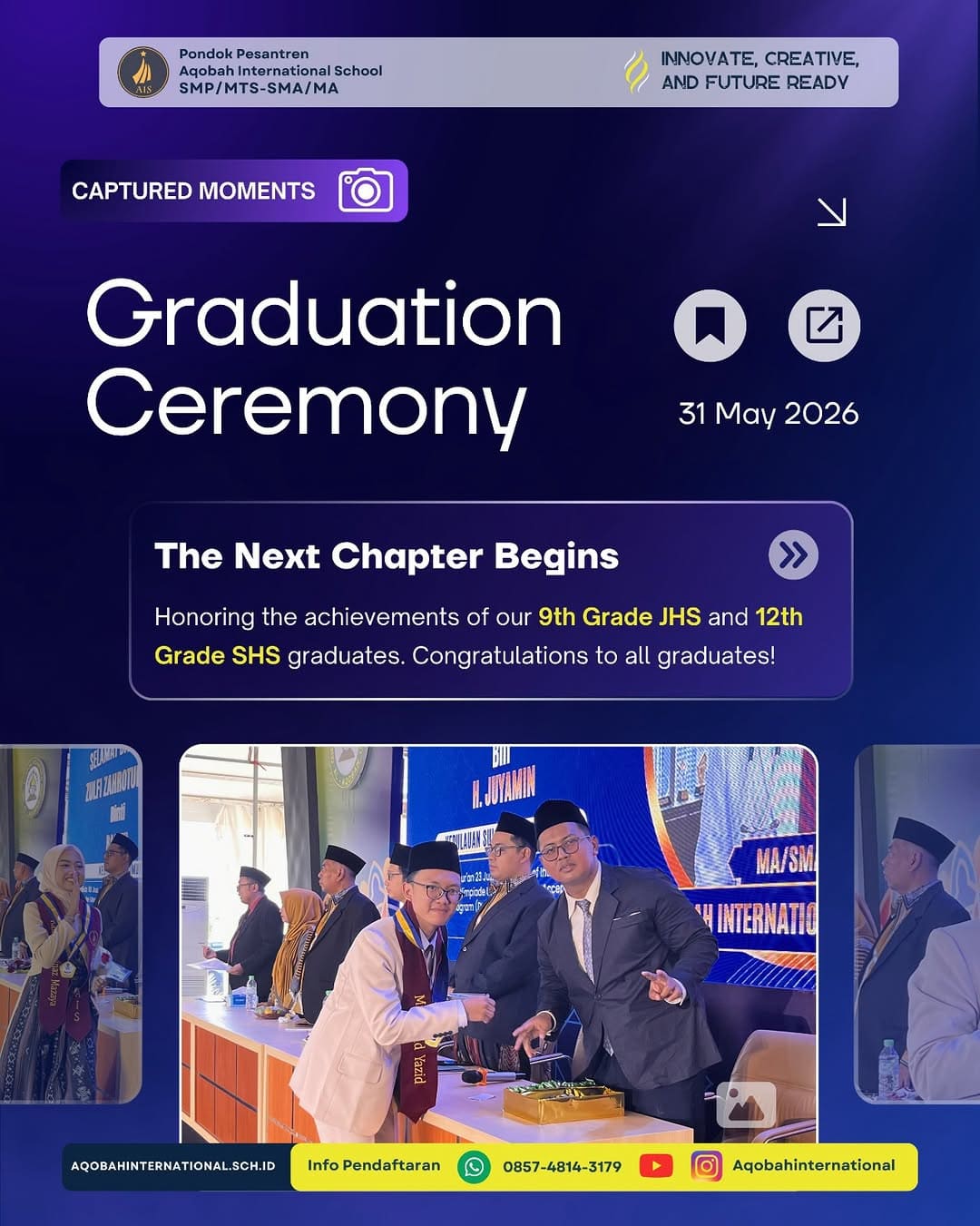 Graduation Ceremony Aqobah International School 2026: Rayakan Kelulusan, Wisuda Tahfidz, dan Prestasi Siswa